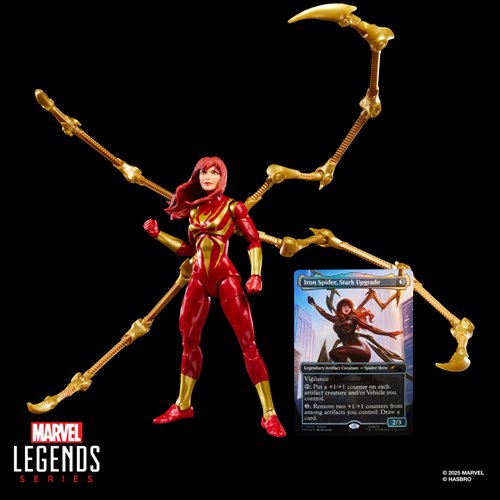 Spider-Man Marvel Legends Magic: The Gathering Mary Jane Watson (Iron Spider) 6-Inch Action Figure a
