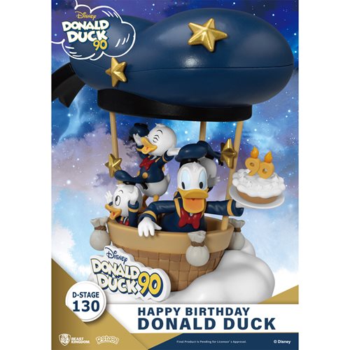 Donald Duck 90th Happy Birthday DS-130 D-Stage Statue