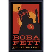 Star Wars: Book of Boba Fett Legend Lives Framed Art Print
