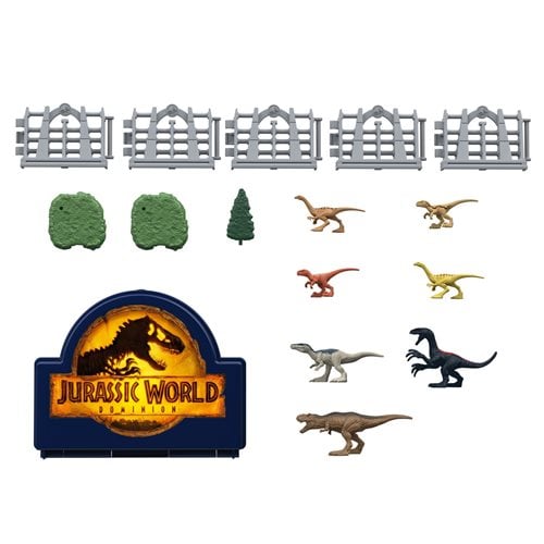 Jurassic World Minis On-The-Go Dinosaur Danger Set