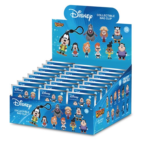 A Goofy Movie Series 74 3D Foam Bag Clip Display Case of 24