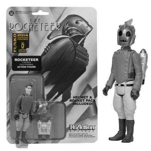 SDCC Exclusive Black and White Rocketeer ReAction 3 3/4-Inch Action Figure