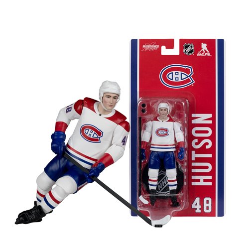 NHL McFarlanes SportsPicks Montreal Canadiens Lane Hutson 6-Inch Scale Articulated Action Figure