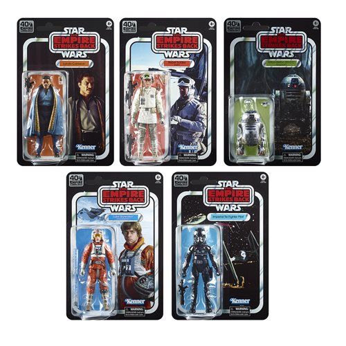 Star Wars The Black Series Empire Strikes Back 40th Anniversary 6-Inch Action Figures Wave 2 Case
