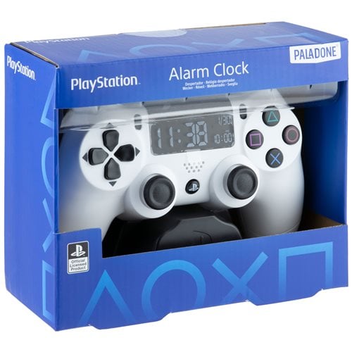 PlayStation White Controller Alarm Clock