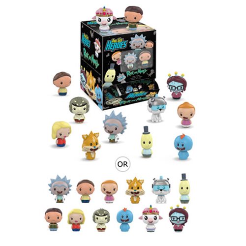 Rick and Morty Pint Size Heroes Mini-Figure Random 6-Pack