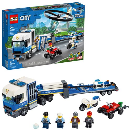 LEGO 60244 City Police Helicopter Transport