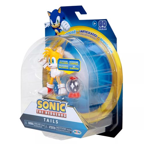 Sonic the Hedgehog: Tails 4-Inch Action Figure, Not Mint