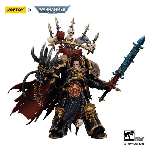 Joy Toy Warhammer 40,000 Black Legion Abaddon the Despoiler with Drach'nyen and Talon of Horus 1:18