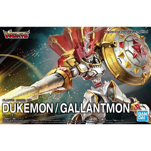 Digimon Tamers Dukemon Gallantmon Figure-rise Standard Amplified Model Kit