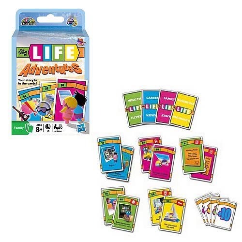 NEW The Game of Life Adventures Card Game Hasbro 2-4 Players Ages 8+ 