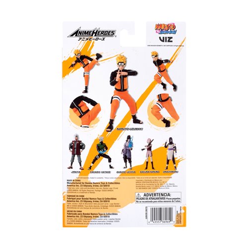 Naruto Anime Heroes Naruto Uzumaki Renewal Version Action Figure