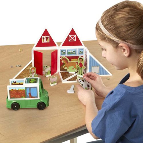 Magnetivity On the Farm Magnetic Building Play Set