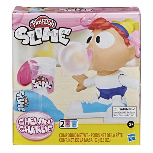 Play-Doh Slime Chewin' Charlie Slime Bubble Maker Toy