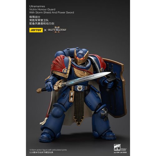 Joy Toy Warhammer Space Marine Ultramarines Victrix Honour Guard Version 2 1:18 Scale Action Figure