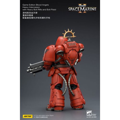 Joy Toy Warhammer 40K Space Marines Game Edition Blood Angels Heavy Intercessor Rifle & Pistol 1:18