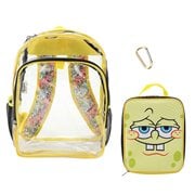 SpongeBob SquarePants Clear Youth Backpack 5-Piece Set