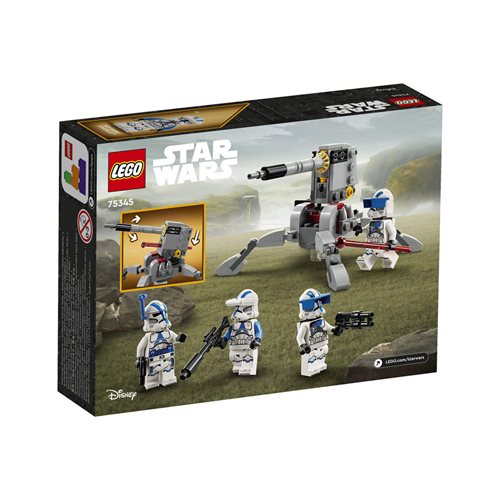LEGO 75345 Star Wars: The Clone Wars 501st Clone Troopers Battle Pack