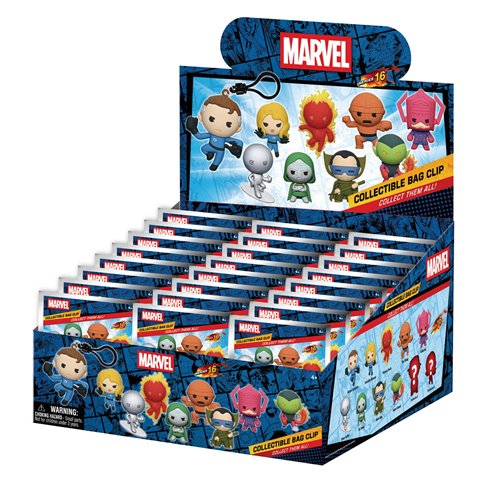 Fantastic Four Classic 3D Foam Bag Clip Random 6-Pack