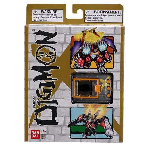 Digimon X Metallic Gray and Gold Electronic Game