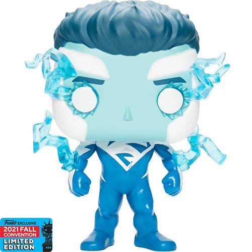 Superman Blue Pop! Figure - 2021 Convention Excl., Not Mint