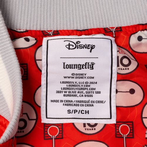 Big Hero 6 10th Anniversary Satin Bomber Jacket