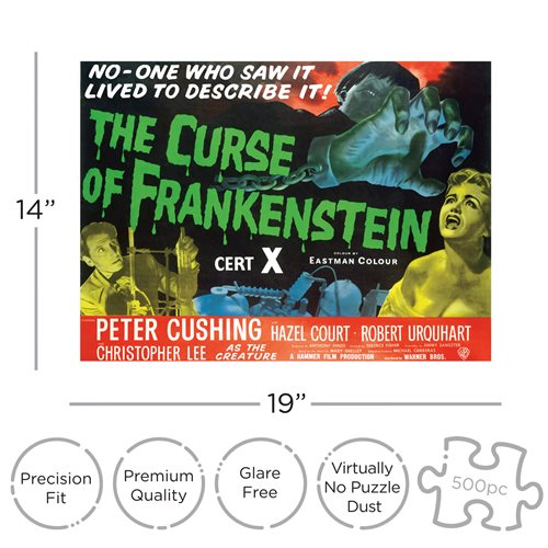 Hammer Horror Frankenstein 500-Piece Puzzle