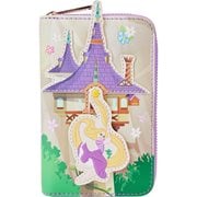 Tangled Rapunzel Swinging From Tower Zip-Around Wallet