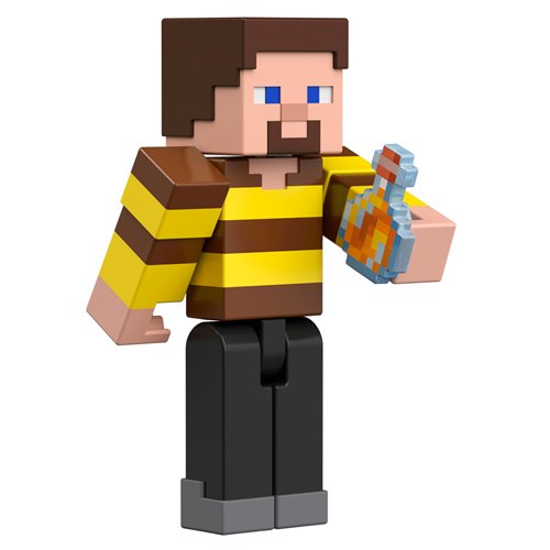 Minecraft Build-A-Portal Steve in Yellow Shirt Action Figure