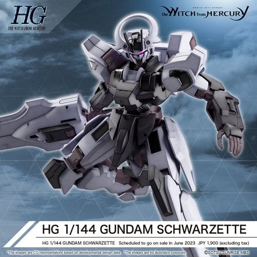 Mobile Suit Gundam: The Witch from Mercury Gundam Schwarzette High Grade 1:144 Model Kit