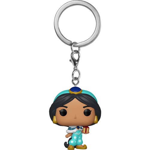 Disney Princess Holiday Jasmine Funko Pocket Pop! Key Chain