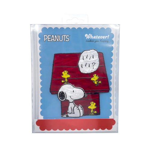 Peanuts 75th Snoopy and Woodstock Collectible Layered Acrylic Pin