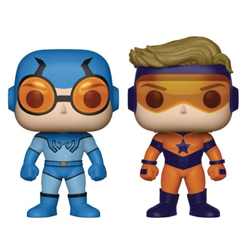 DC Comics Booster Gold and Blue Beetle Pop! Vinyl Figure 2-Pack - Previews Exclusive