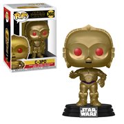 Star Wars: The Rise of Skywalker Metallic C-3PO w/ Red Eye Pop! Vinyl Figure
