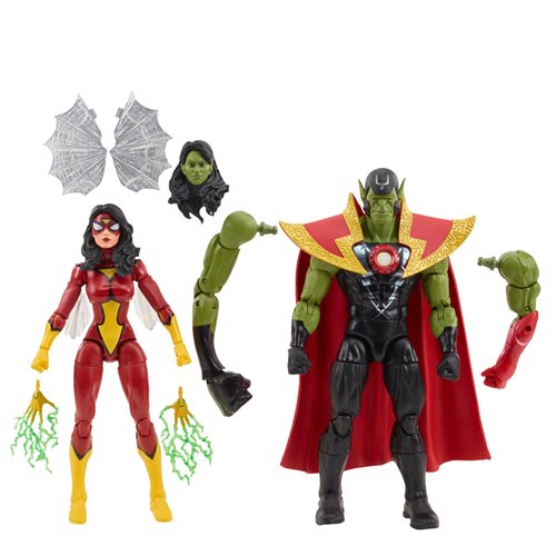 Avengers Marvel Legends Skrull Queen Super-Skrull Figures