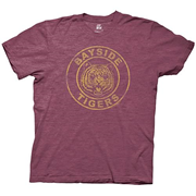Saved By The Bell Bayside Tigers Vintage Maroon T-Shirt