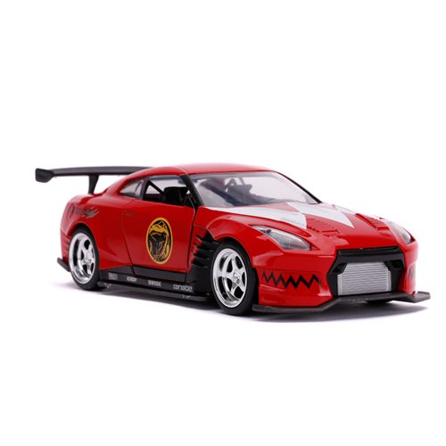 Mighty Morphin Power Rangers Red Ranger 2009 Nissan GT-R 1:32 Scale Die-Cast Metal Vehicle