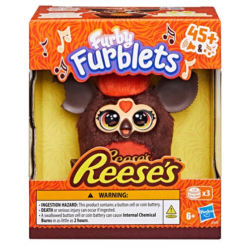 Furby Furblets REESE'S Peanut Butter Cup Mini 3-Inch Plush