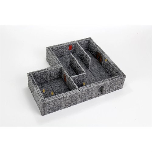 WarLock Tiles Dungeon Tiles II Full Height Stone Walls Expansion Pack