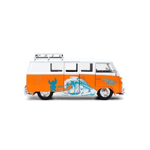 Hollywood Rides Lilo & Stitch 1961 Volkswagen Bus 1:24 Scale Die-Cast Metal Vehicle with Stitch Figu