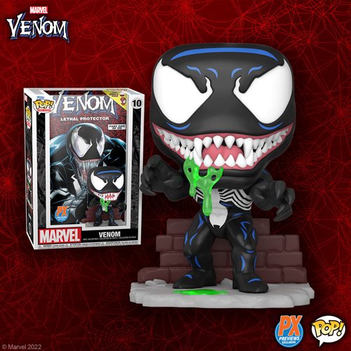 Marvel Venom Funko Pop! Lethal Protector Comic Cover Vinyl Figure #10 - Previews Exclusive