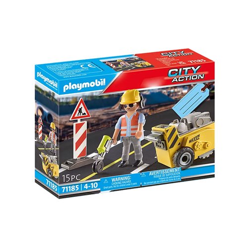 Playmobil 71185 Gift Sets Construction Worker 3-Inch Action Figure