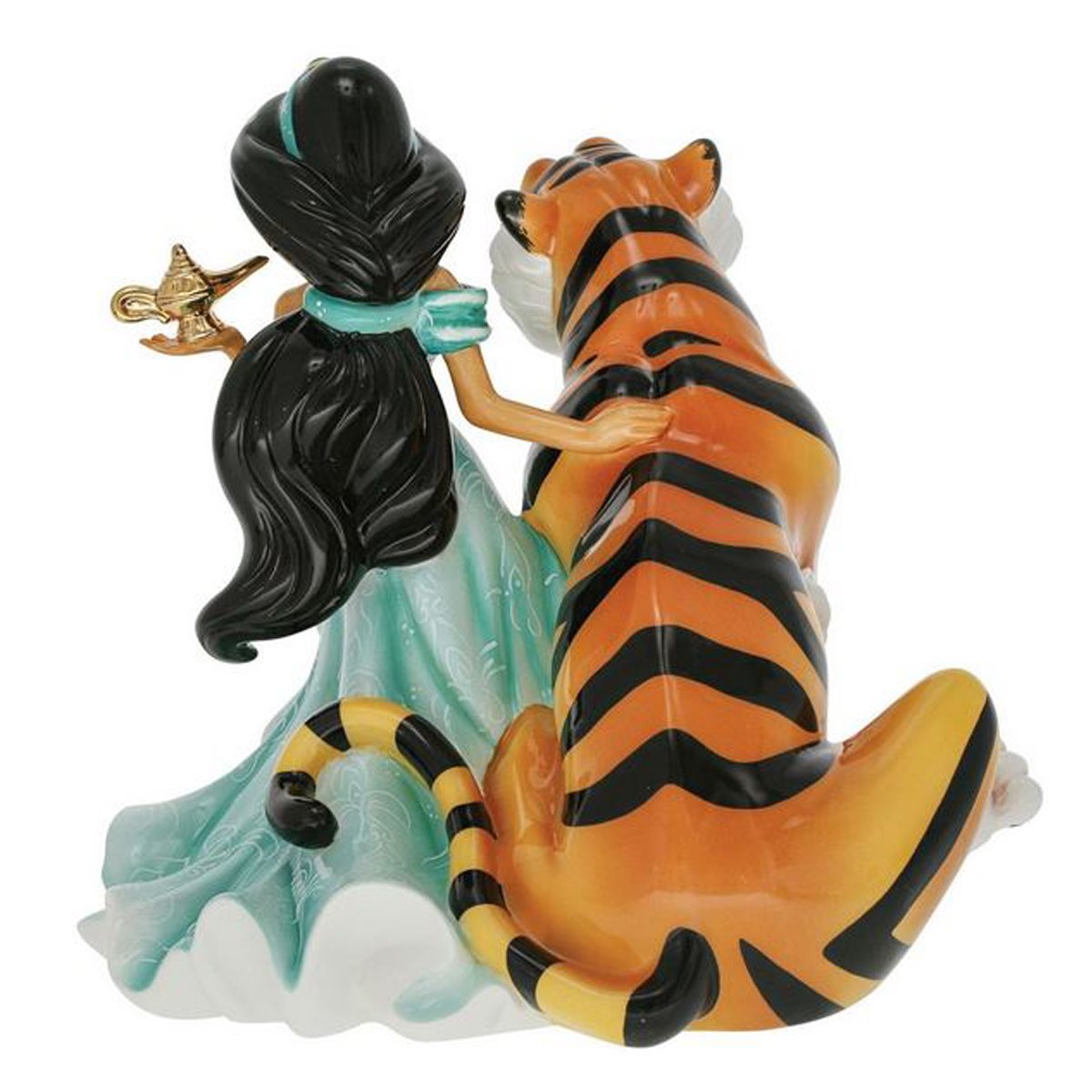 Disney English Ladies Aladdin Jasmine and Rajah Statue