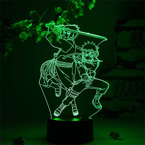 Naruto: Shippuden Naruto and Sasuke Otaku Lamp