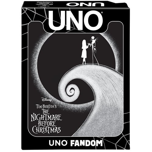 UNO Fandom Tim Burton's The Nightmare Before Christmas Card Game