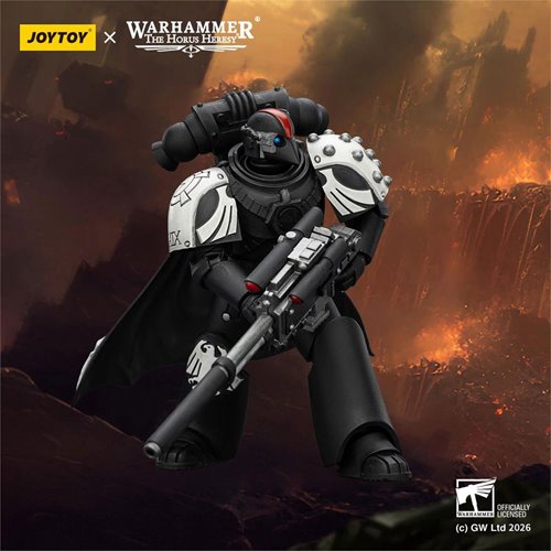 Joy Toy Warhammer The Horus Heresy Raven Guard Mor Deythan Shade with Nemesis Bolt Rifle 1:18 Scale