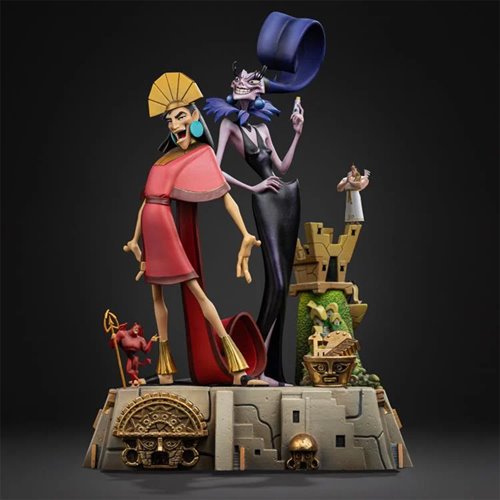 The Emperor's New Groove Kuzco & Yzma Deluxe 1:10 Art Scale Limited Edition Statue