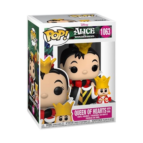 Alice in Wonderland 70th Anniversary Queen with King Pop! Vinyl Figure and Buddy