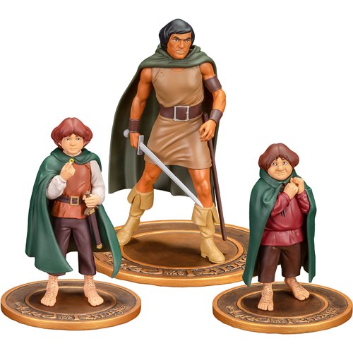 The Lord of the Rings Animated Film PVC Figures Set of 3