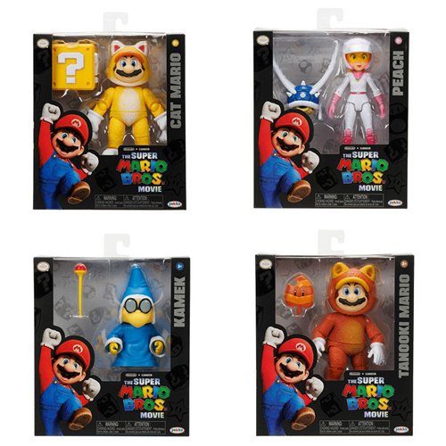 The Super Mario Bros. Movie 5-Inch Figure Wave 2 Case of 6